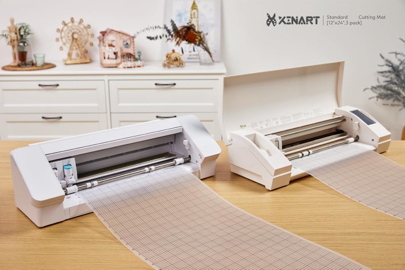 XINART Cutting Mat for Silhouette Cameo 4/3/2/1(3 Mats,12x24 inch) Standard Adhesive Sticky Accessories Craft Vinyl Replacement Cut Mats for Silhouette Cameo - Image 2